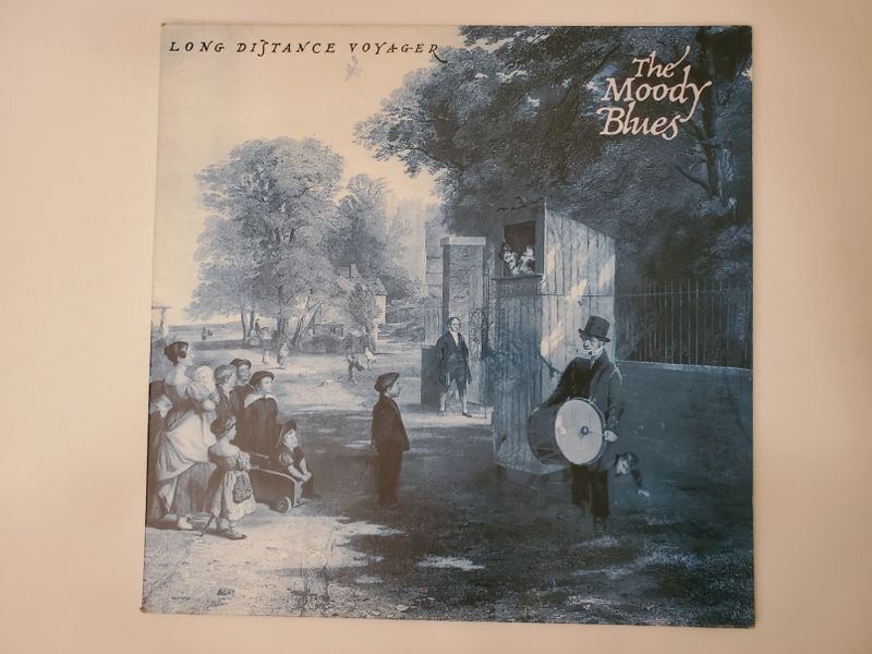The Moody Blues Long Distance Voyager vinyl record